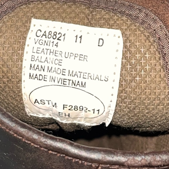 Carolina Boots Elm 8” Waterproof Logger Men’s size 11 D Brown Leather CA8821 - Picture 5 of 9